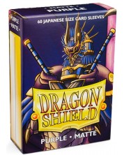 Štitnici za kartice Dragon Shield Sleeves - Small Matte Purple (60 komada) -1