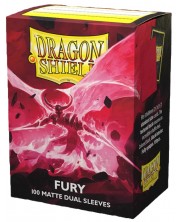 Štitnici za kartice Dragon Shield Dual Sleeves - Matte Fury (100 komada)