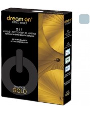 Zaštita za madrac Dream On - Smartcel Gold, svijetlo plava -1
