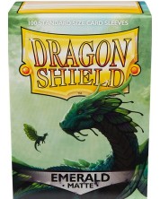 Štitnici za kartice Dragon Shield Sleeves - Matte Emerald (100 komada)