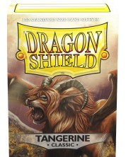 Štitnici za kartice Dragon Shield Classic Sleeves -  Tangerine (100 komada)
