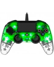 Kontroler Nacon за PS4 - Wired Illuminated Compact Controller, crystal green