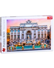 Puzzle Trefl od 500 dijelova - Fontana di Trevi, Rim