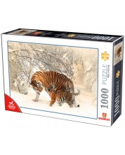 Puzzle Deico Games od 1000 dijelova - Tigrovi 