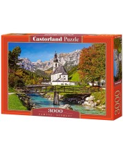 Puzzle Castorland od 3000 dijelova - Ramsau, Njemačka