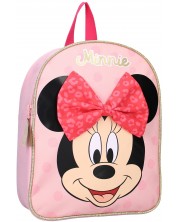 Ruksak za dječji vrtić Vadobag Minnie Mouse - Real Cool, crvena mašna -1