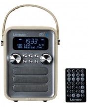 Radio Lenco - PDR-051TPSI, srebrni/bež -1