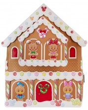 Ruksak Loungefly Disney: Mickey and Friends - Gingerbread House Mini