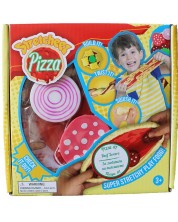 Rastezljiva igračka Stretcheez Pizza, škampi i bosiljak -1