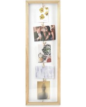 Okvir za fotografije Umbra - Clothesline Flip, drvo