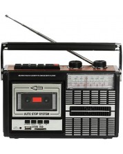 Radio kasetofon Ricatech - PR85 Recorder, crno/smeđi
