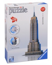 3D Slagalica Ravensburger od 216 dijelova - Empire State Building -1