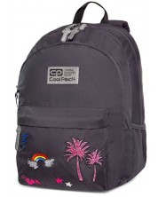 Školski ruksak Cool Pack Hippie - Sparkling Badges, Grey