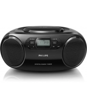 Radiokazetofon Philips - AZB500, crni -1