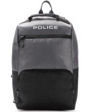 Ruksak za laptop Police -  Kevin, 15.4", sivo-crni