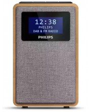 Radio zvučnik sa satom Philips - TAR5005/10, smeđi -1