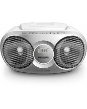 Radio kasetofon Philips - AZ215S, CD, srebrni