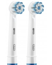 Zamjenske glave Oral-B - Sensitive Clean UltraThin, 2 komada, bijele -1