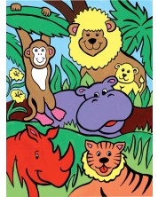 Set s akrilnim bojama Royal - Moj prvi crtež, džungla, 22 х 30 cm