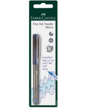 Roller Faber-Castell Free Ink Needle - 0.5 mm, plavi, blister
