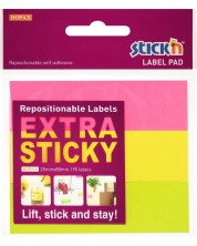Samoljepivi listići Stick'n - tip etikete, 25 x 88 mm, neon, 3 boje, 90 listova -1