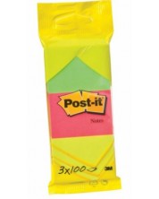 Samoljepivi listići Post-it - Neon, 3.8 х 5.1 cm, 300 komada -1