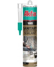 Sanitarni silikon Akfix - 100S, 280 ml, bijeli -1