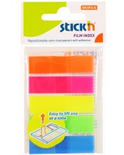 Samoljepljivi indeksi Stick'n - 45 x 12 mm, 5 boja, 100 komada -1