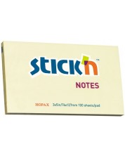 Samoljepivi listići Stick'n - 76 x 127 mm, žuti, 100 listova -1