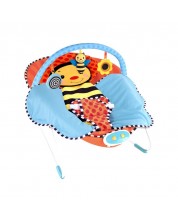 Glazbena vibrirajuća ležaljka s dekom Sassy - Pčela -1