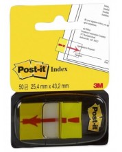 Samoljepljivi indeksi Post-it - Uskličnik, 2.5 х 4.3 cm, 50 komada -1