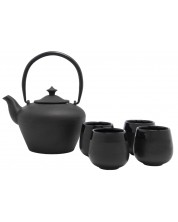 Set za čaj Bredemeijer - Chengdu, 1 L, 5 dijelova, crni