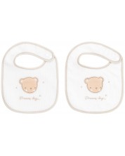 Set podbradaka KikkaBoo - Dream Big, Beige, 2 komada -1