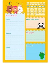 Tjedni planer – Line Friends, A5, 54 lista -1