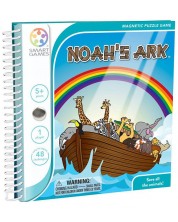 Magnetna igra Smart Games - Noah's Ark, putno izdanje -1