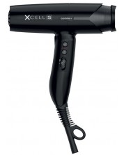 Profesionalno sušilo za kosu GammaPiu - Xcell S, 1600W, 2 stupnja, crni mat -1