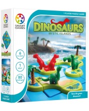 Dječja logička igra Smart Games Originals Kids Adults - Mistični otoci dinosaura