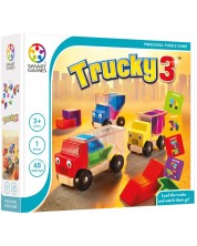 Dječja logička igra Smart Games Preschool Wood - Kamioni -1