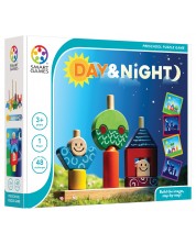 Dječja logička igra Smart Games Preschool Wood - Dan i noć