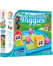 Dječja logička igra Smart Games Preschool Tales - Tri praščića, deluxe -1