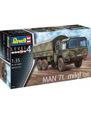 Sastavljeni model Revell - Vojni kamion Man 7t Milgl