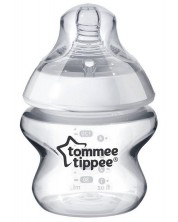 Dječja staklena bočica Tommee Tippee Easi Vent - 150 ml, s dudom 1 kap -1