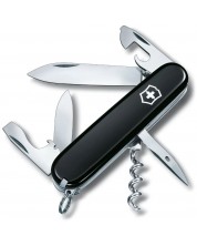 Švicarski džepni nož Victorinox - Spartan, 12 funkcija, crni