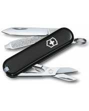 Švicarski džepni nož Victorinox - Classic SD, 7 funkcija, crni