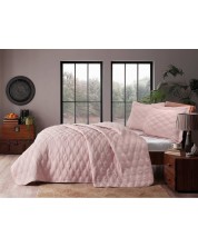Prekrivač s 2 jastučnice TAC - Marissa, 250 х 260 cm, ružičasti -1
