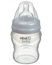 Silikonska bočica za pomoć pri hranjenju Vital Baby - Anti-Colic, 150 ml -1