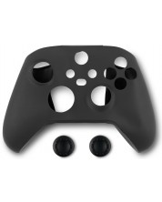 Silikonsko kućište i čepovi Spartan Gear - Xbox, crni (Xbox Series S/X) -1