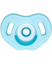 Silikonska duda varalica Wee Baby, - Full Silicone, 0-6 mjeseci, plava
