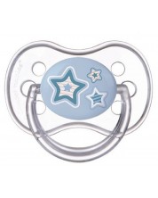 Silikonska duda varalica Canpol - Newborn Baby, 0-6 mjeseci, plava