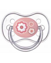 Silikonska duda varalica Canpol - Newborn Baby, 0-6 mjeseci, roza -1